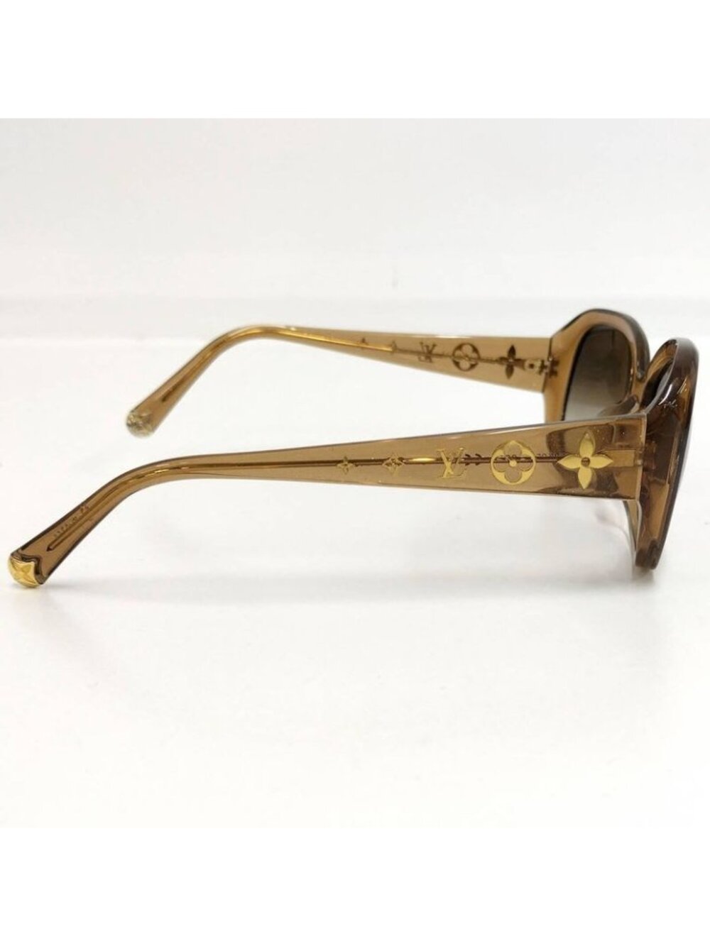Louis Vuitton Sunglasses Logo Temple 5915 140 Cell Frame Brown Z0460 - Picture 3 of 10